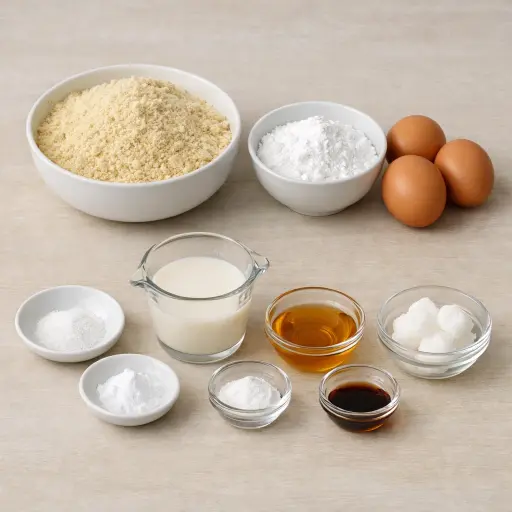 Ingredients for Almond Flour Pancakes