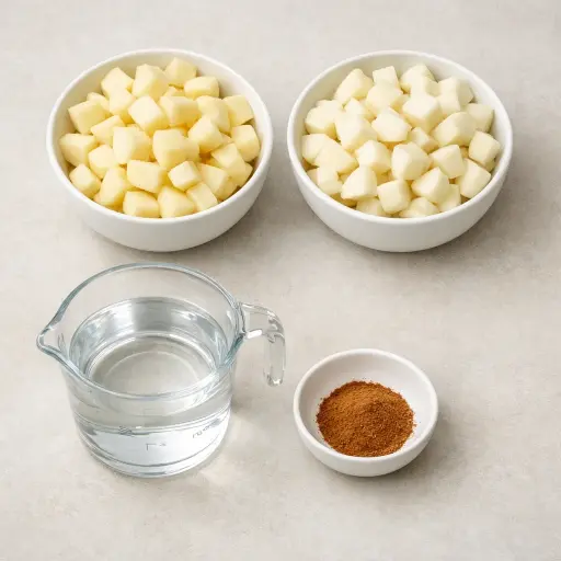 Ingredients for Apple and Pear Sauce