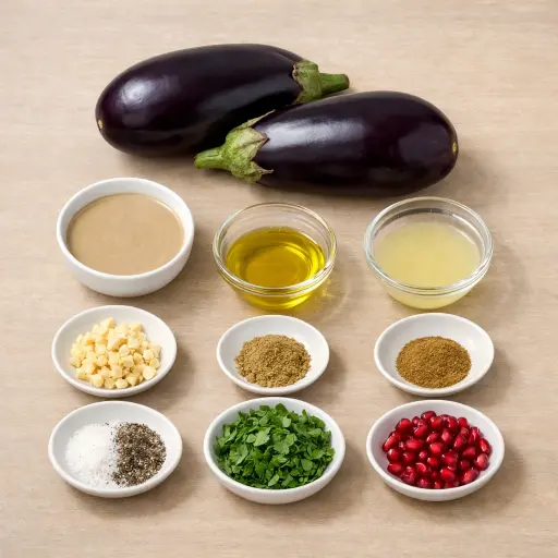 Ingredients for Aubergine Delight