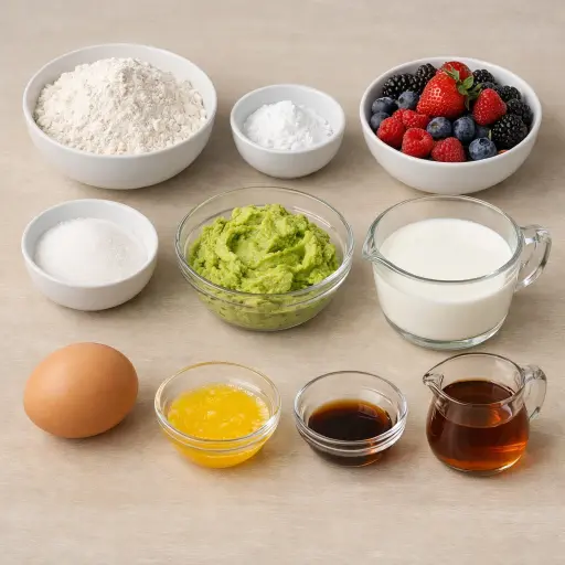 Ingredients for Avocado Pancakes