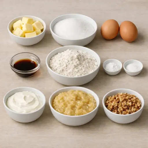 Ingredients for Banana Bread