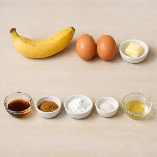 Ingredients for Banana Pancakes