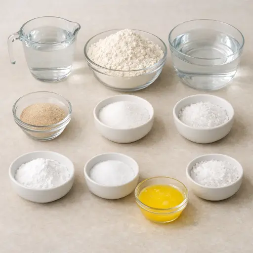 Ingredients for Basketball Themed Pretzel Bites