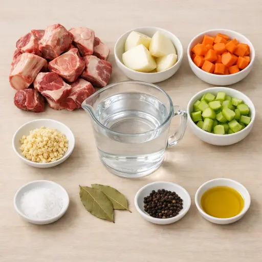 Ingredients for Beef Au Jus
