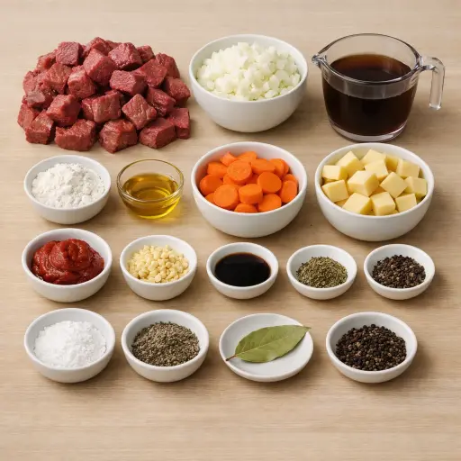 Ingredients for Beef Stew