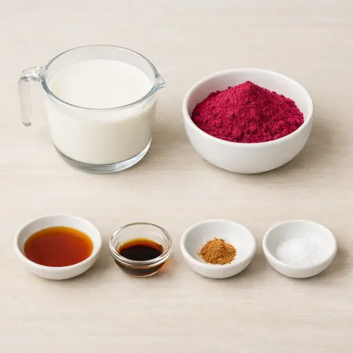 Ingredients for Beetroot Lattes