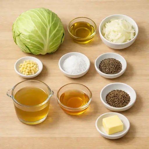 Ingredients for Braised Cabbage Delight