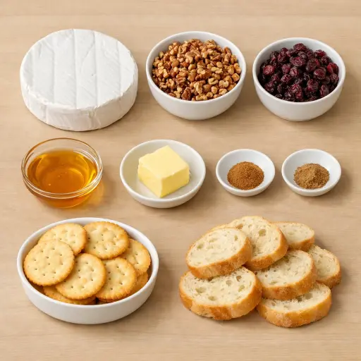 Ingredients for Brie Cheese Delight