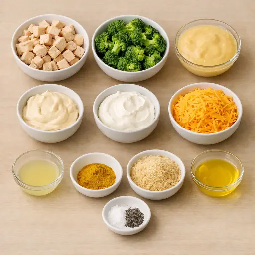 Ingredients for Broccoli Chicken Delight