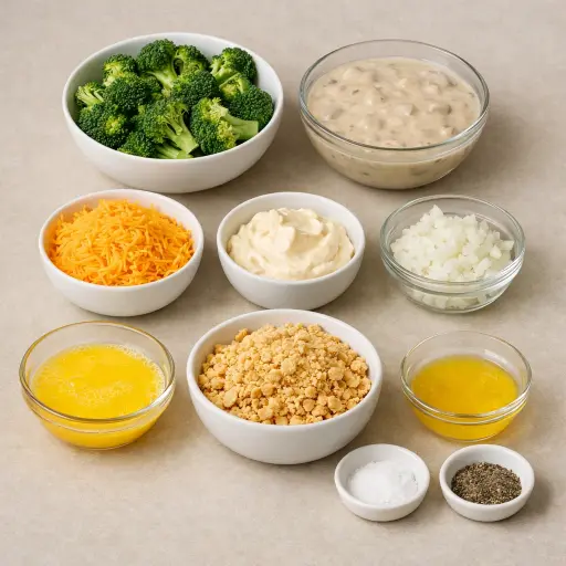 Ingredients for Broccoli Supreme Delight