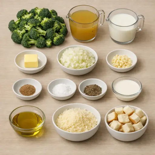 Ingredients for Broccoli Velouté