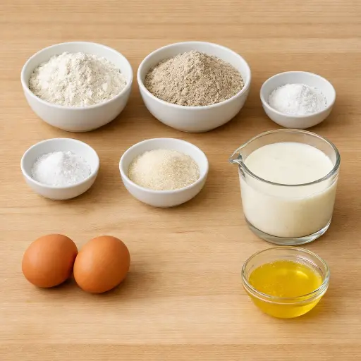 Ingredients for Buttermilk Buckwheat Pancake Mix