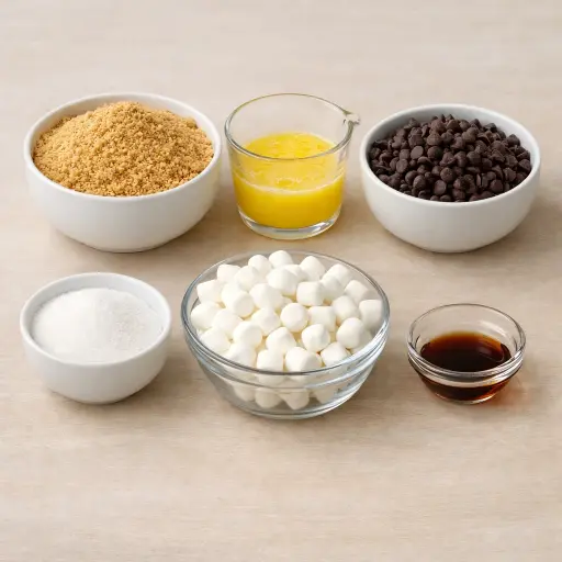 Ingredients for Campfire Delight Bars