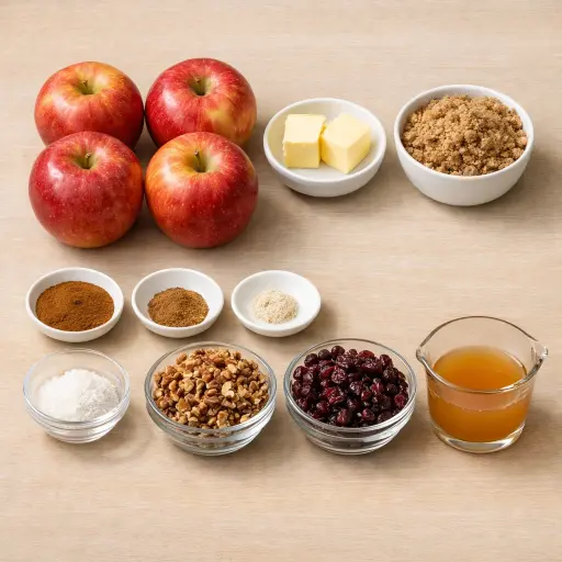 Ingredients for Caramelized Apple Delight