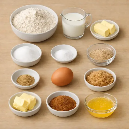 Ingredients for Cardamom Buns