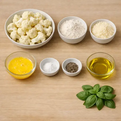 Ingredients for Cauliflower Gnocchi