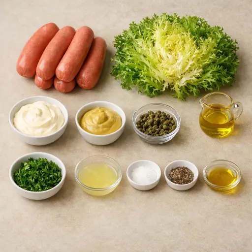 Ingredients for Cervelas Rémoulade