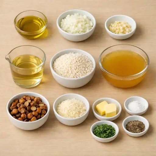 Ingredients for Chestnut and Sage Risotto