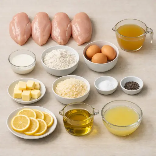Ingredients for Chicken Francese