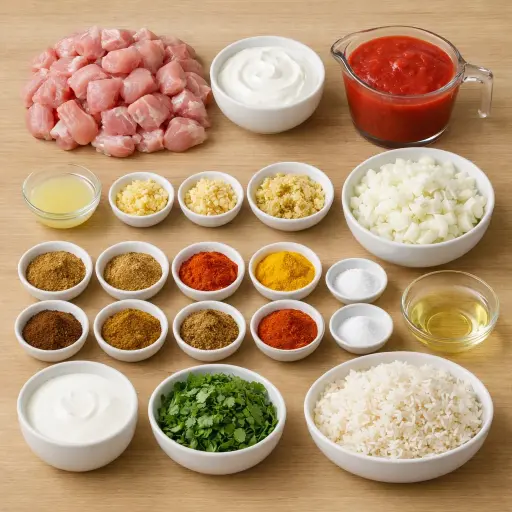 Ingredients for Chicken Tikka Masala