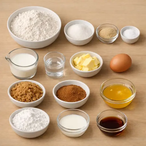 Ingredients for Cinnamon Swirl Loaf