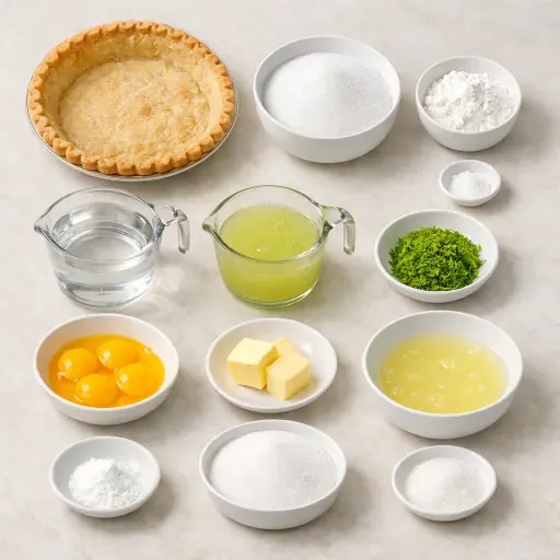 Ingredients for Citrus Cloud Meringue Pie