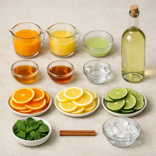 Ingredients for Citrus Fusion Sangria