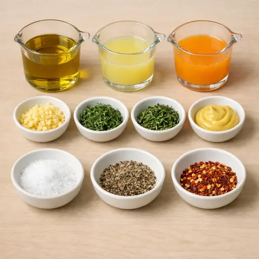 Ingredients for Citrus Herb Chicken Marinade