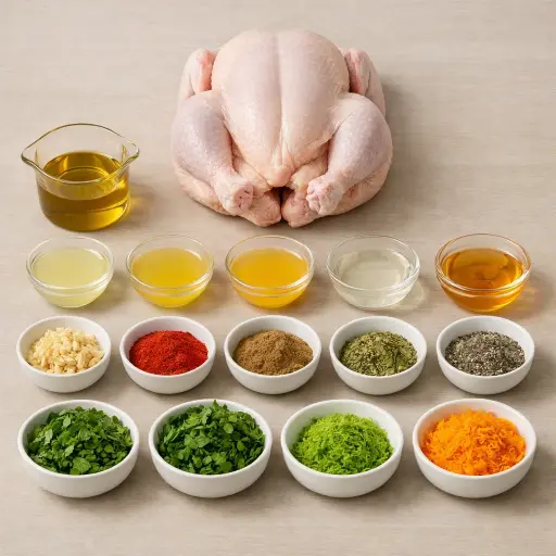 Ingredients for Citrus Herb Pollo Asado