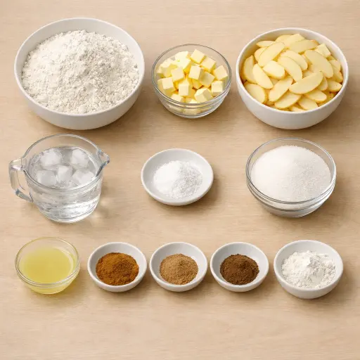 Ingredients for Classic Apple Pie