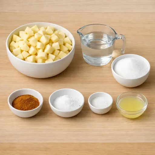 Ingredients for Classic Applesauce