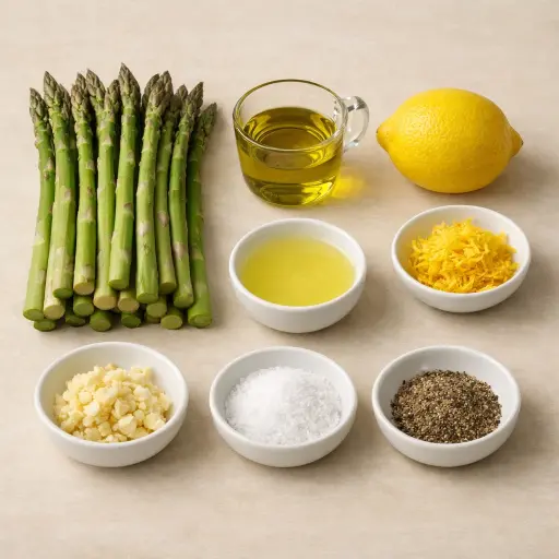 Ingredients for Classic Asparagus Delight