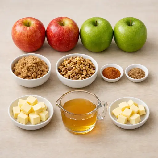 Ingredients for Classic Baked Apples