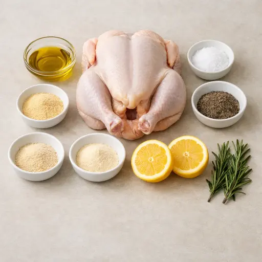 Ingredients for Classic Baked Chicken Delight