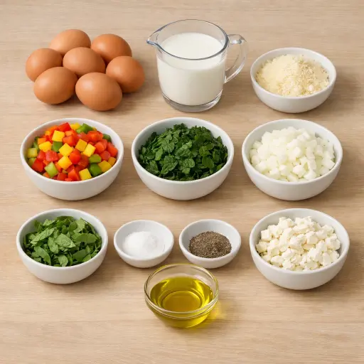 Ingredients for Classic Baked Frittata