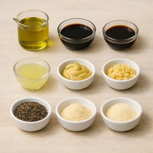 Ingredients for Classic Beef Marinade
