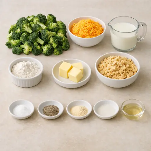 Ingredients for Classic Broccoli Casserole