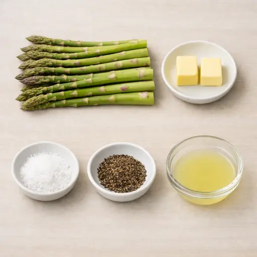 Ingredients for Classic Buttered Asparagus