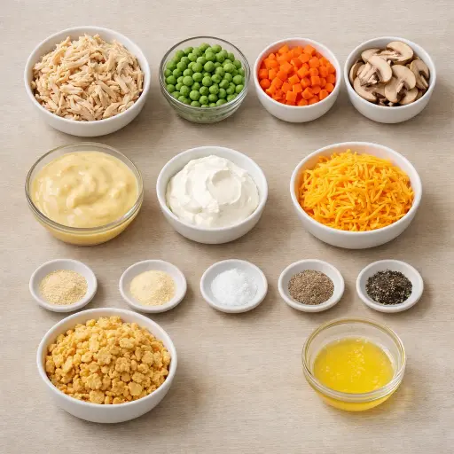 Ingredients for Classic Chicken Casserole