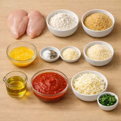 Ingredients for Classic Chicken Parmesan