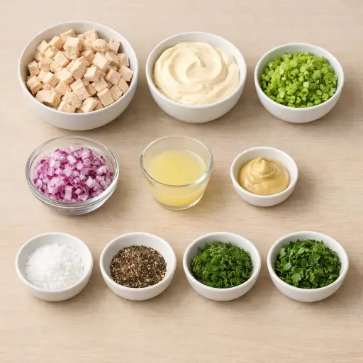 Ingredients for Classic Chicken Salad