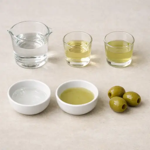 Ingredients for Classic Dirty Martini