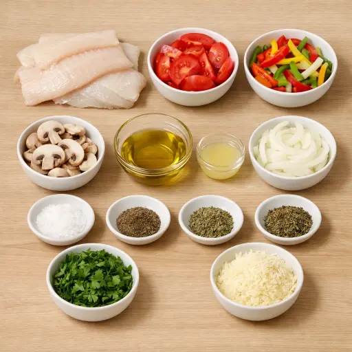 Ingredients for Classic Fish Bake