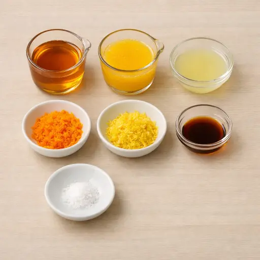Ingredients for Classic Fruit Salad Dressing