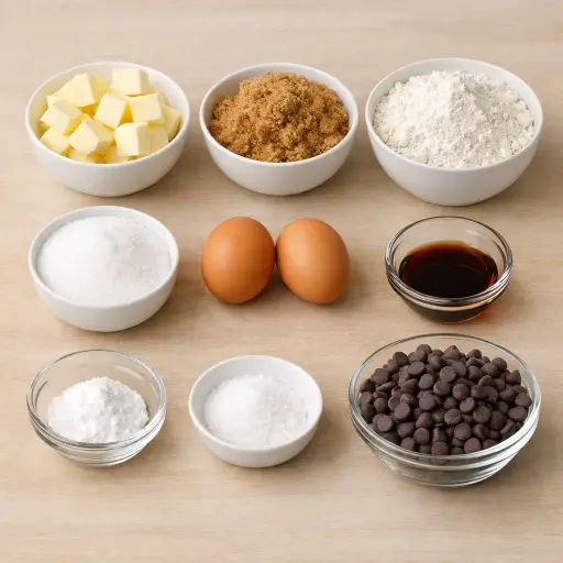Ingredients for Classic Gluten-Free Cookies