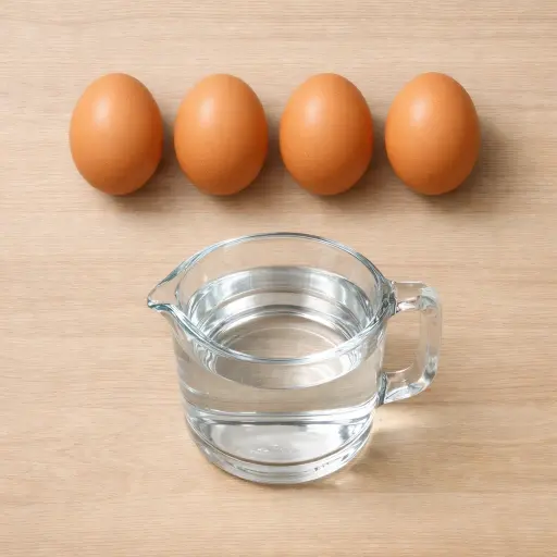 Ingredients for Classic Hard-Boiled Eggs