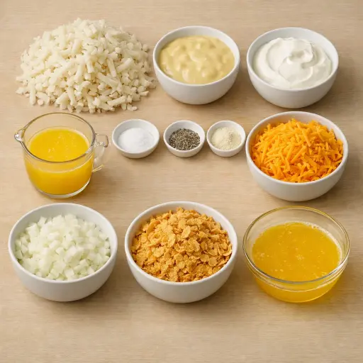 Ingredients for Classic Hash Brown Casserole