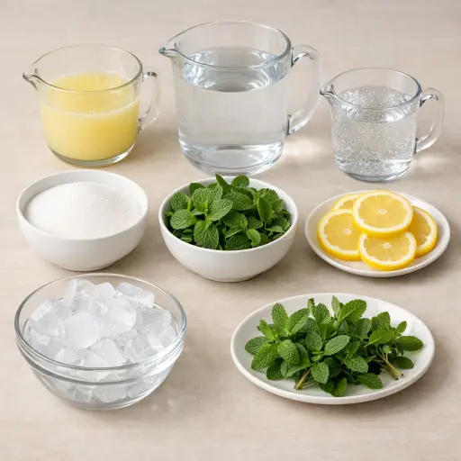 Ingredients for Classic Lemonade with a Twist