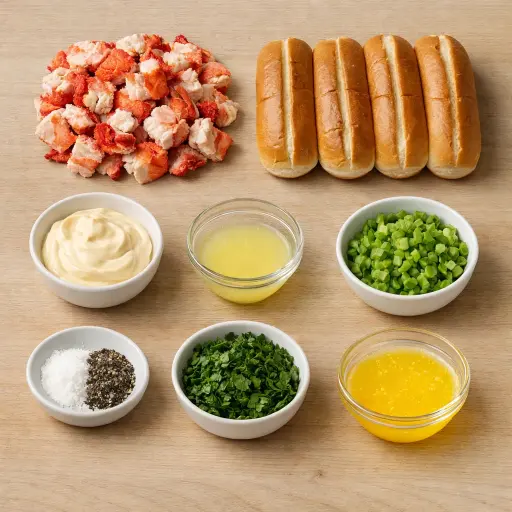 Ingredients for Classic Lobster Roll