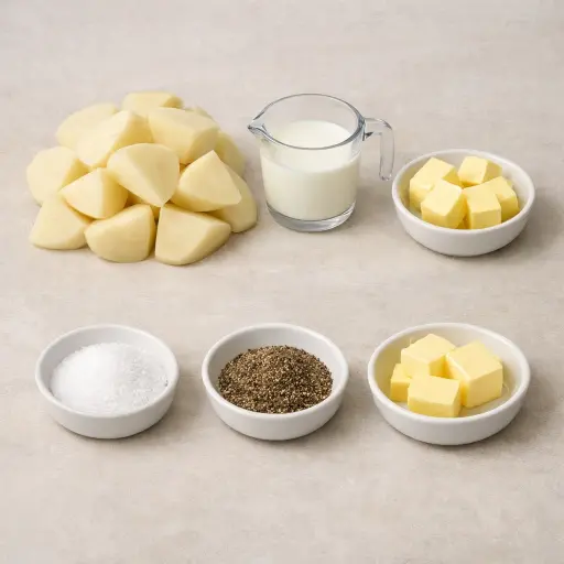 Ingredients for Classic Mashed Potatoes